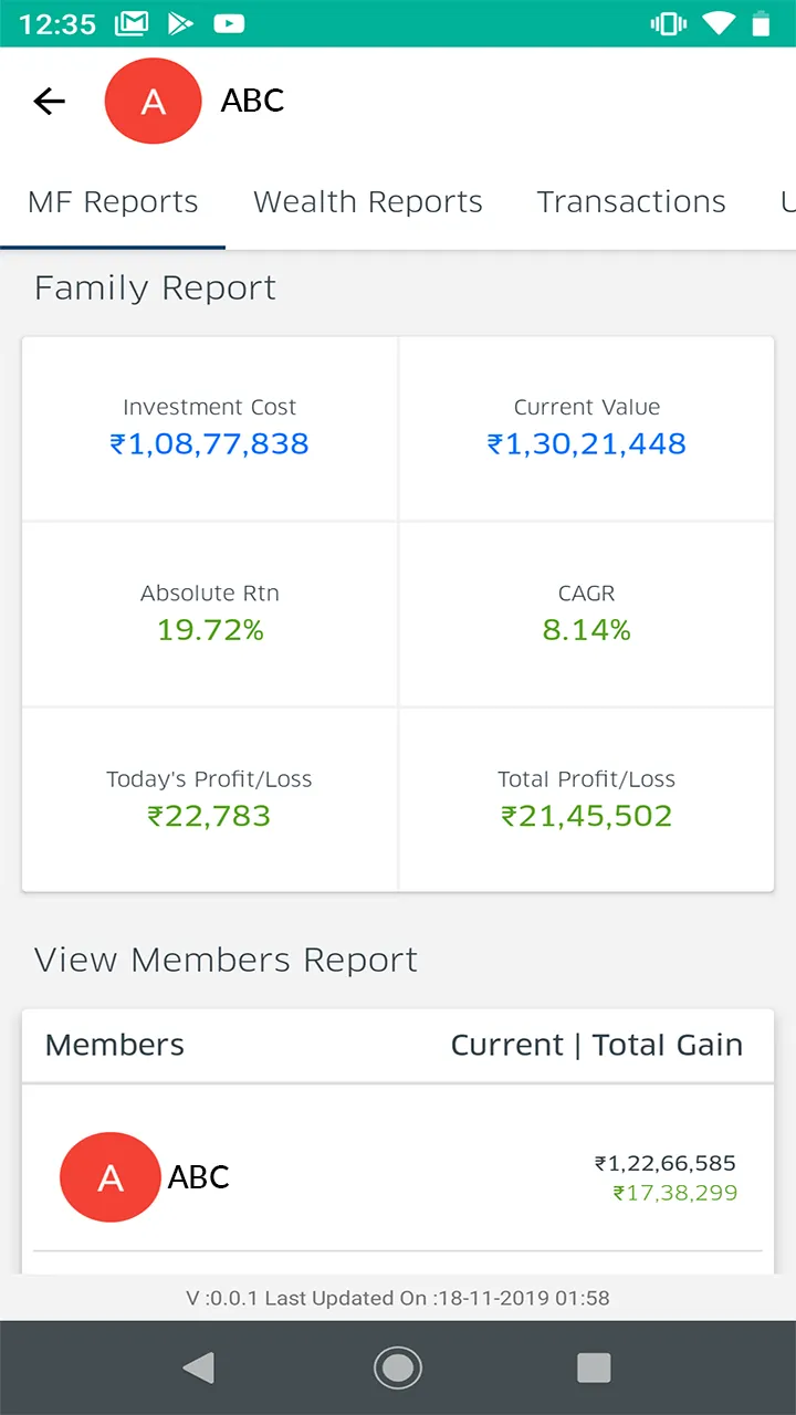 GFS - Mutual Fund App | Indus Appstore | Screenshot