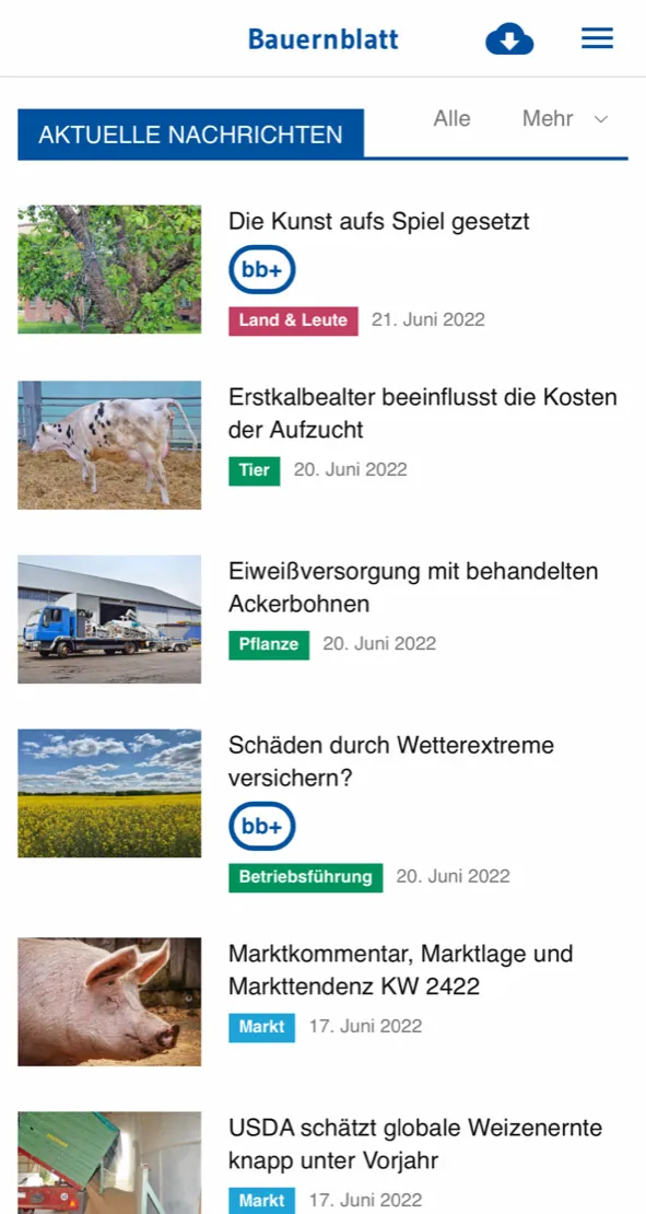 Bauernblatt | Indus Appstore | Screenshot