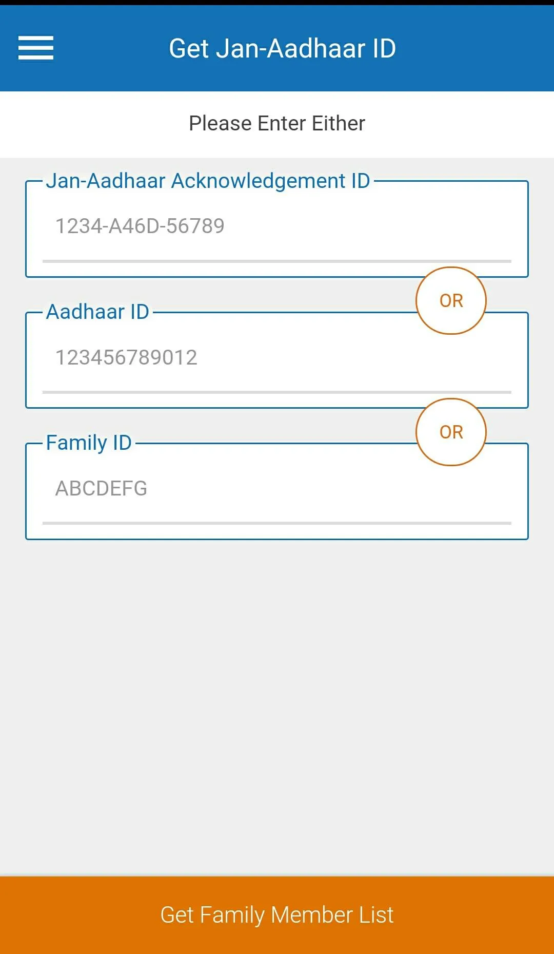 Jan Aadhaar | Indus Appstore | Screenshot