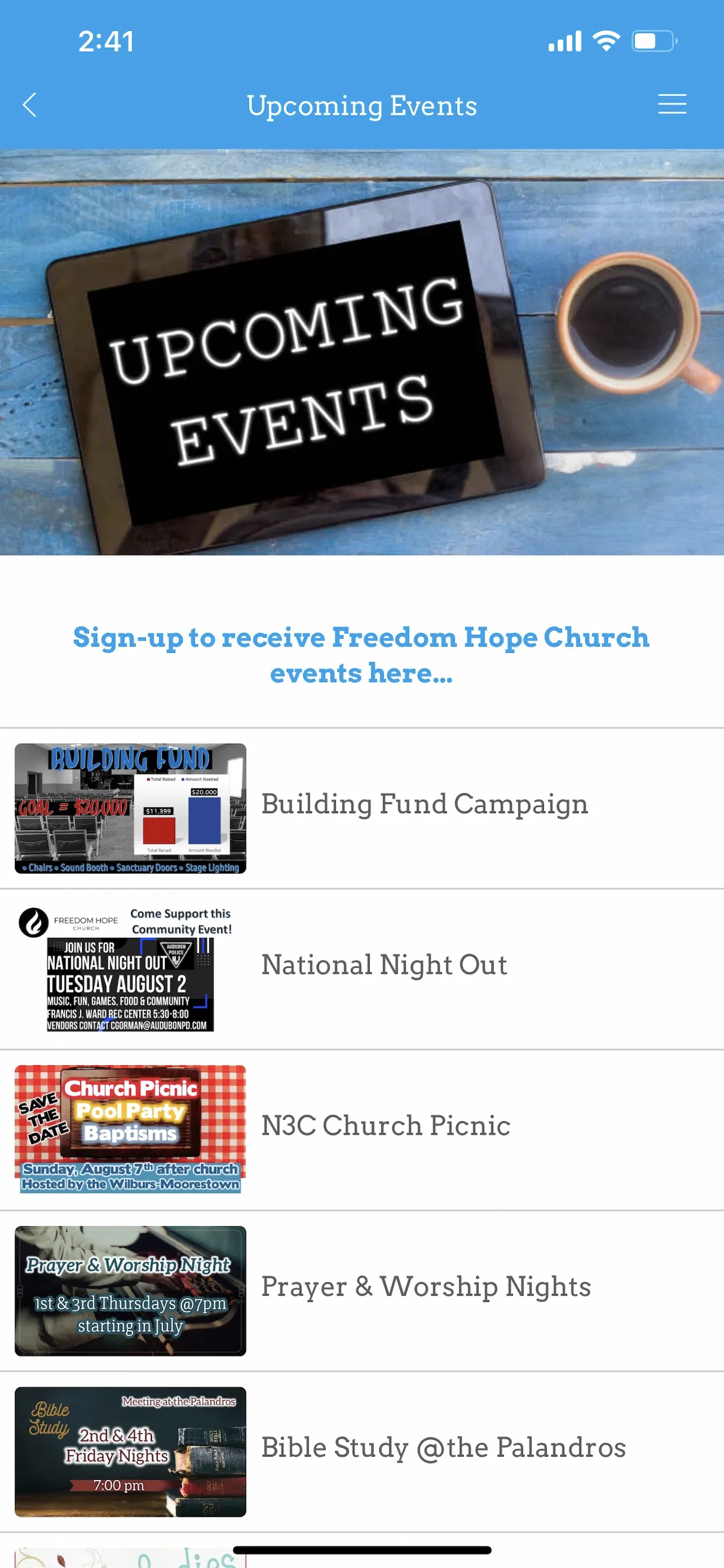 Freedom Hope Church | Indus Appstore | Screenshot