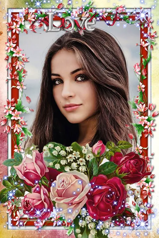 Love Flower Photo Frame | Indus Appstore | Screenshot