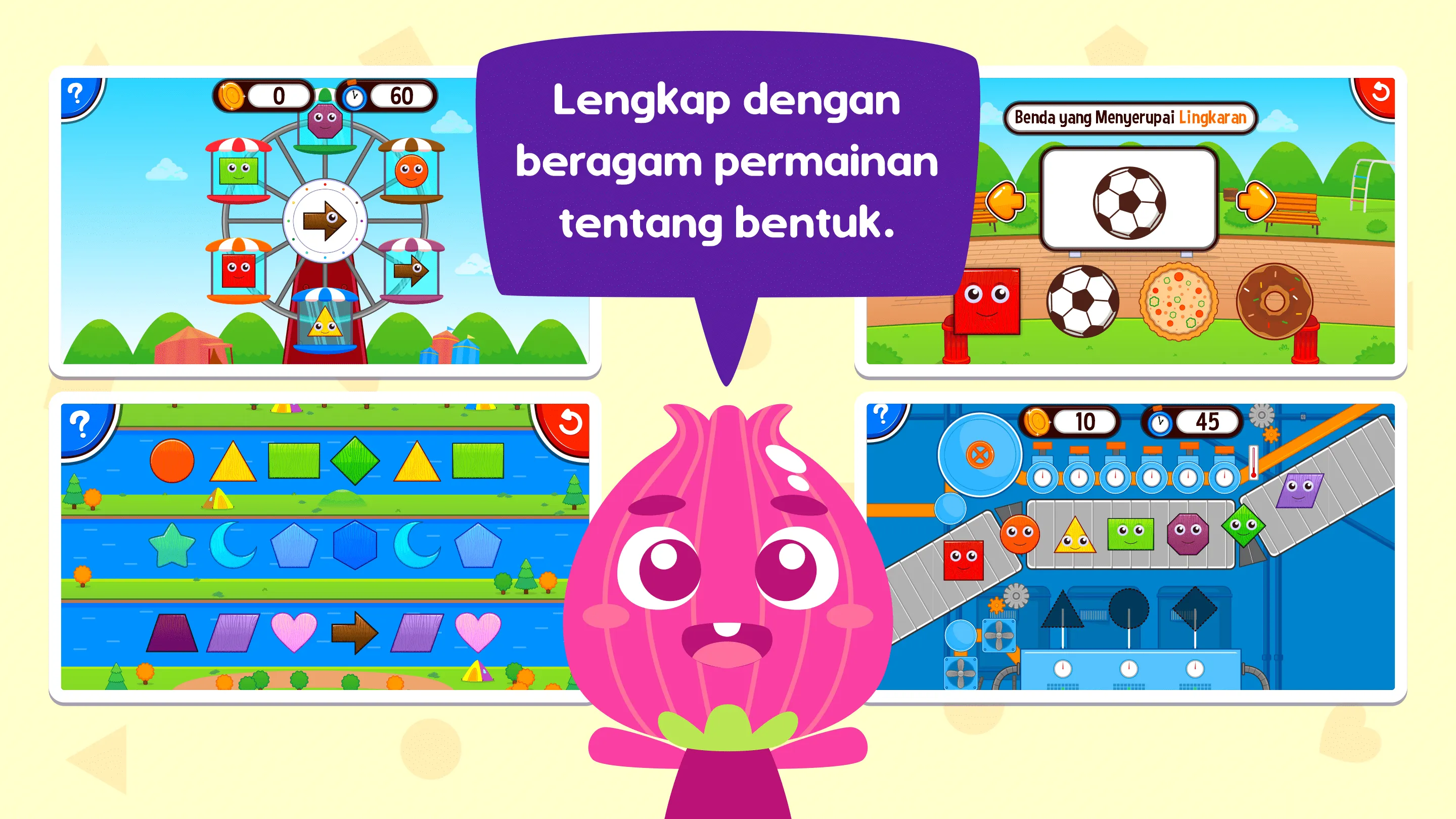 Marbel Belajar Bentuk | Indus Appstore | Screenshot