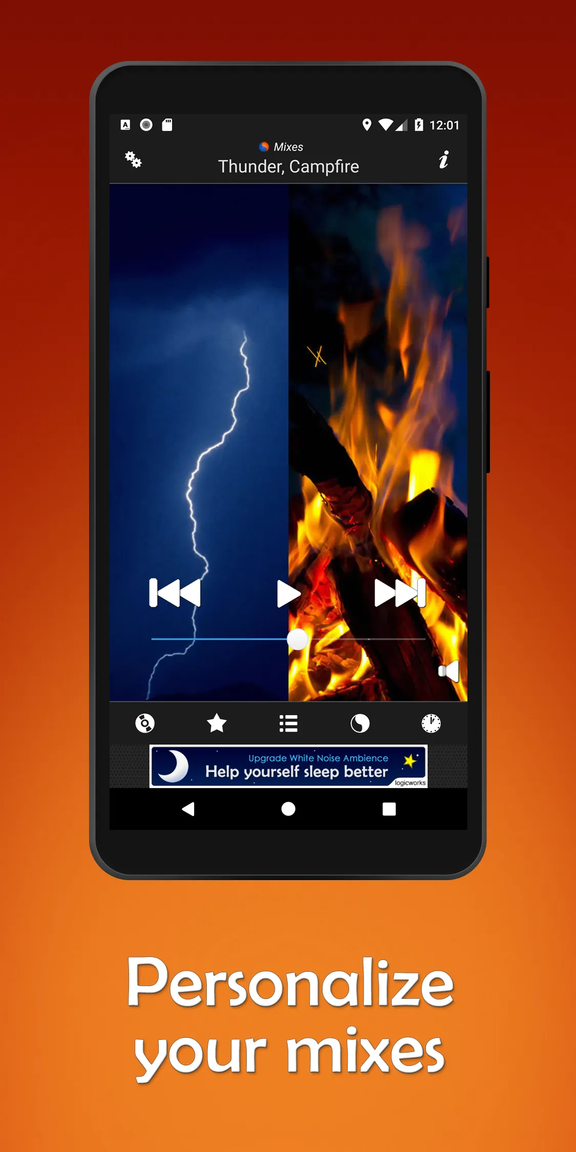 White Noise Ambience Lite | Indus Appstore | Screenshot