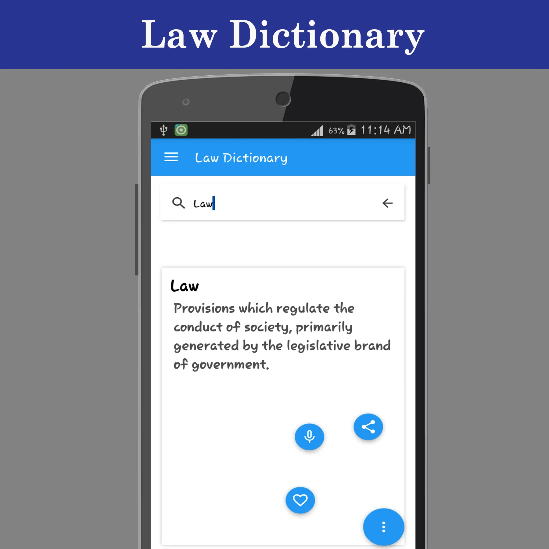 Law Dictionary | Indus Appstore | Screenshot