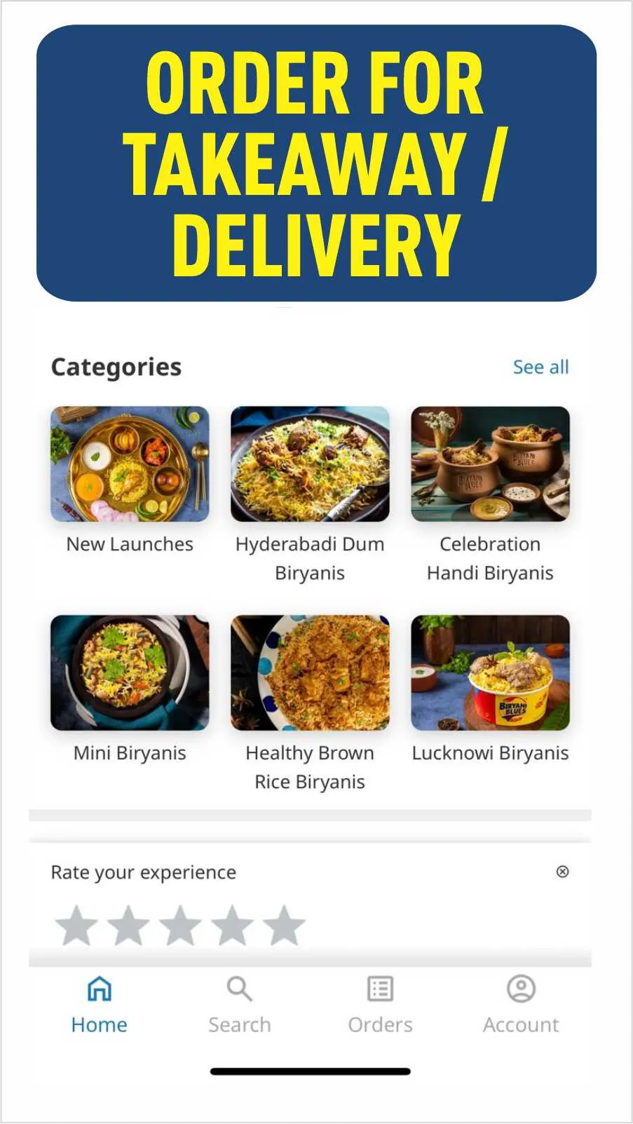 Biryani Blues - Order Online | Indus Appstore | Screenshot