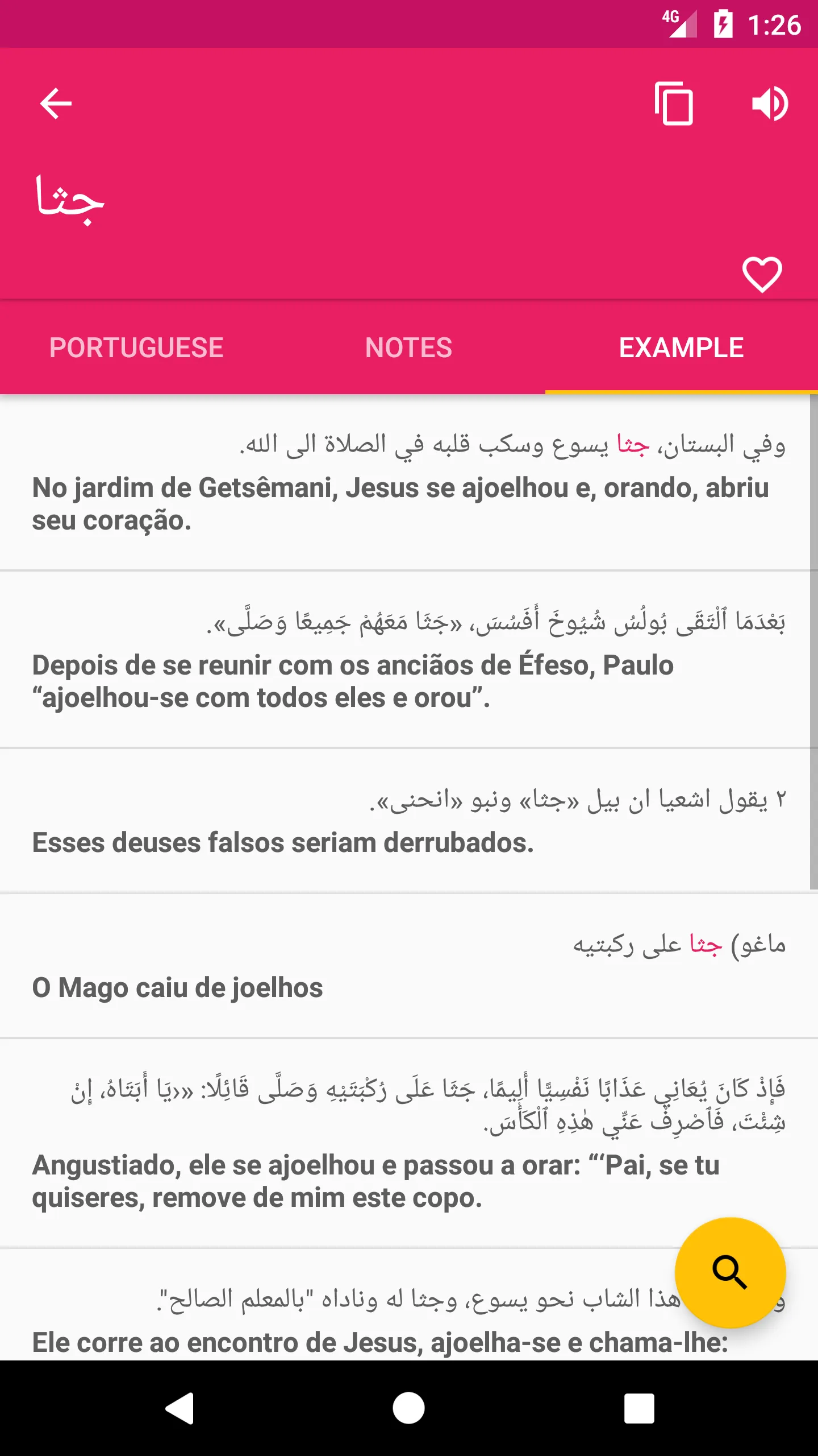 Arabic Portuguese Dictionary | Indus Appstore | Screenshot