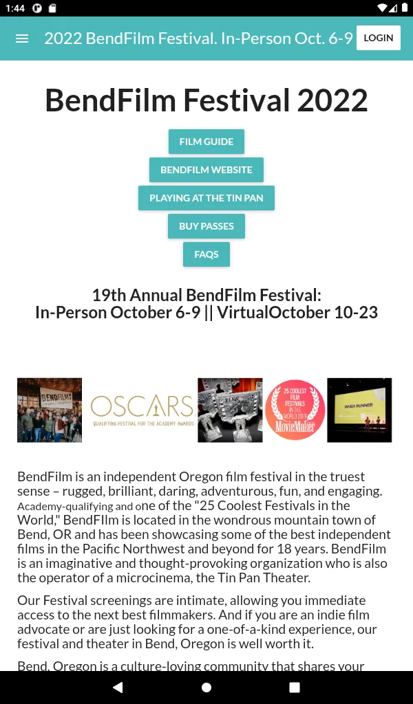 BendFilm Festival 2022 | Indus Appstore | Screenshot