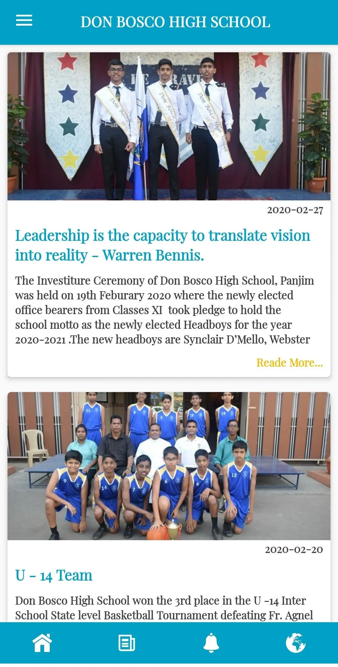 Don Bosco High School | Indus Appstore | Screenshot