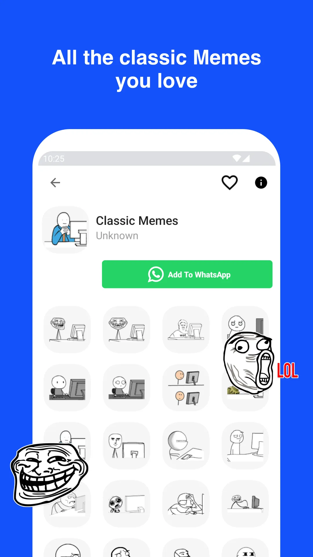 Whats Meme Stickers WASticker | Indus Appstore | Screenshot