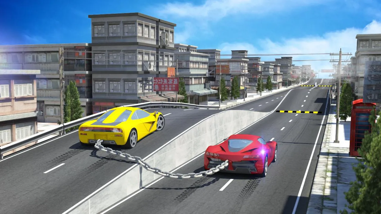 Chained Cars against Ramp | Indus Appstore | Screenshot