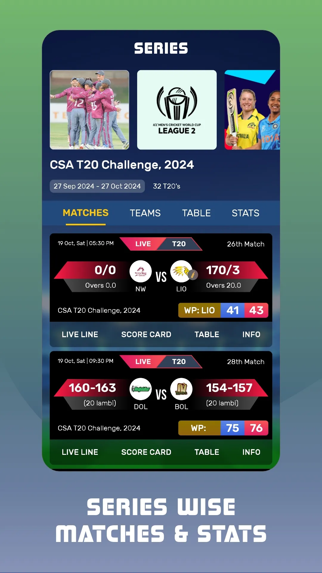 Eagle Cricket Live Line | Indus Appstore | Screenshot
