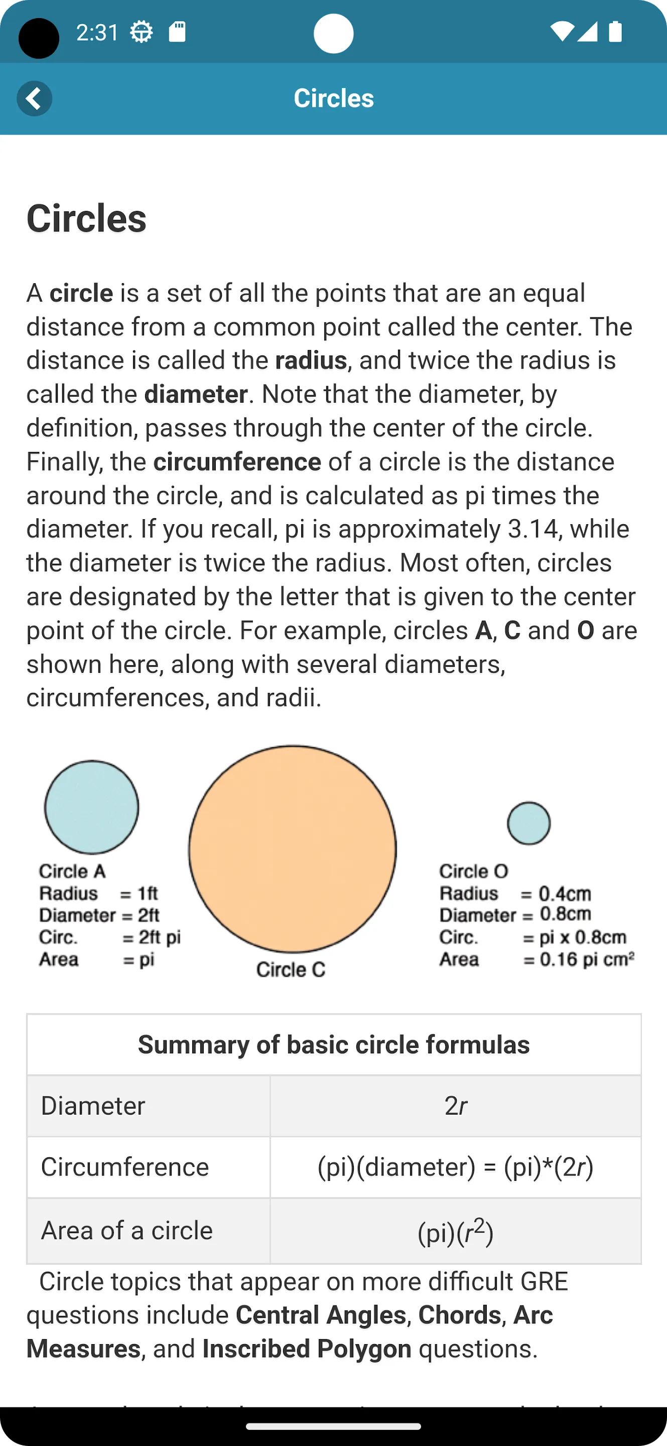 Quantitative Prep for GRE | Indus Appstore | Screenshot