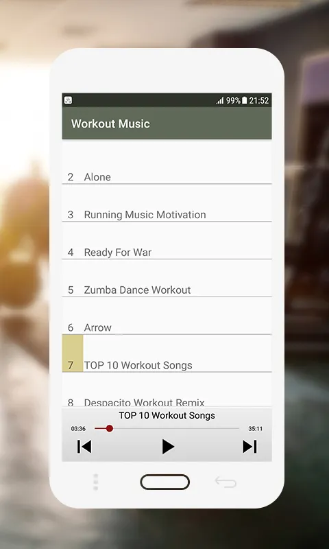 Workout Music Offline | Indus Appstore | Screenshot