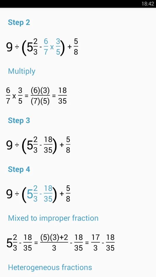 Fraction Calculator | Indus Appstore | Screenshot