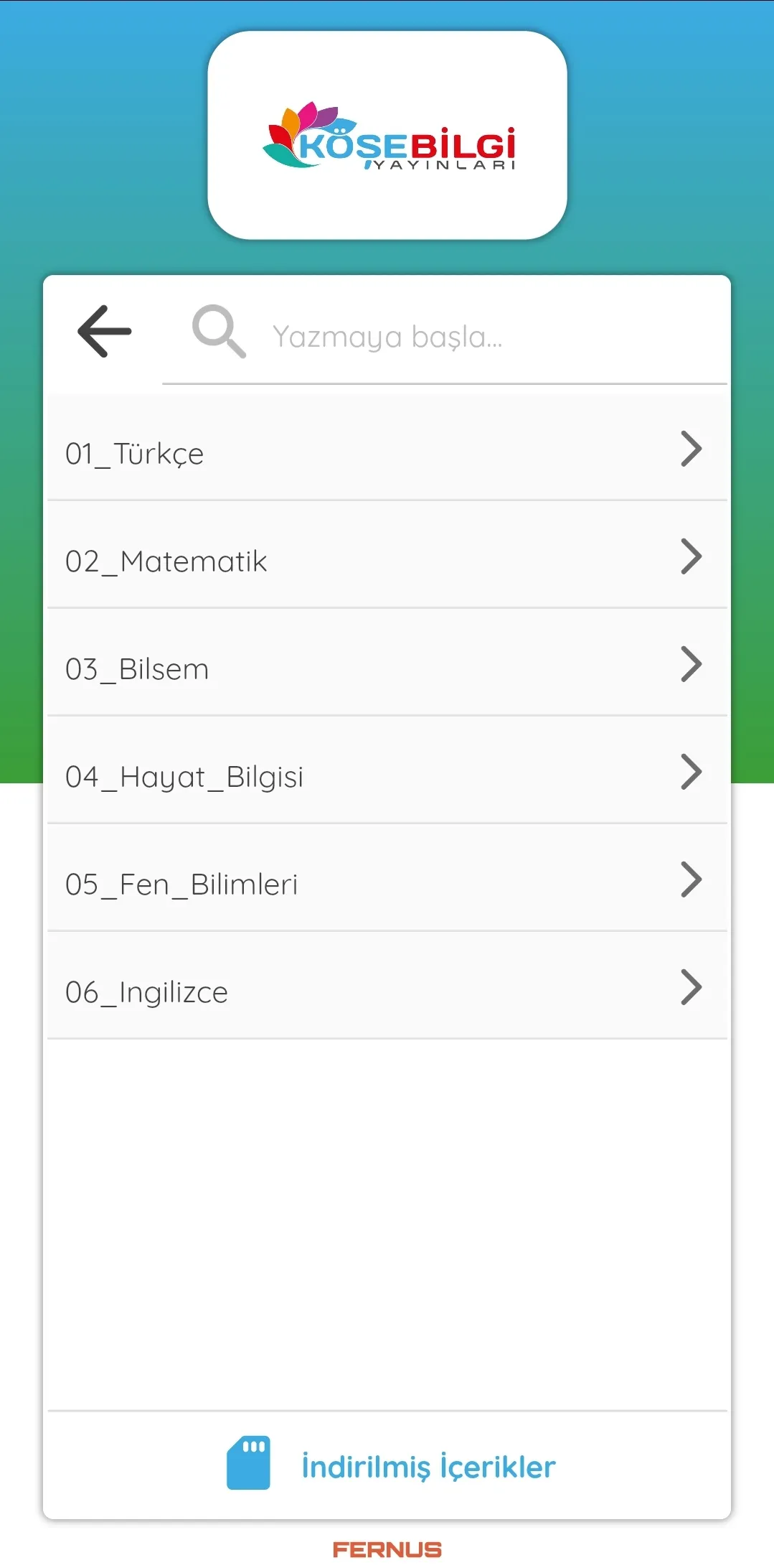 Köşebilgi Video Çözüm | Indus Appstore | Screenshot