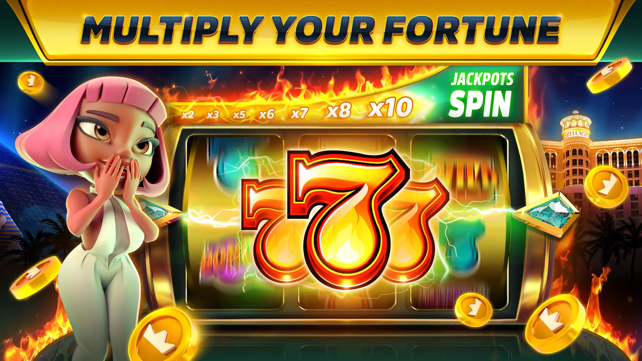 MGM Slots Live - Real Rewards | Indus Appstore | Screenshot