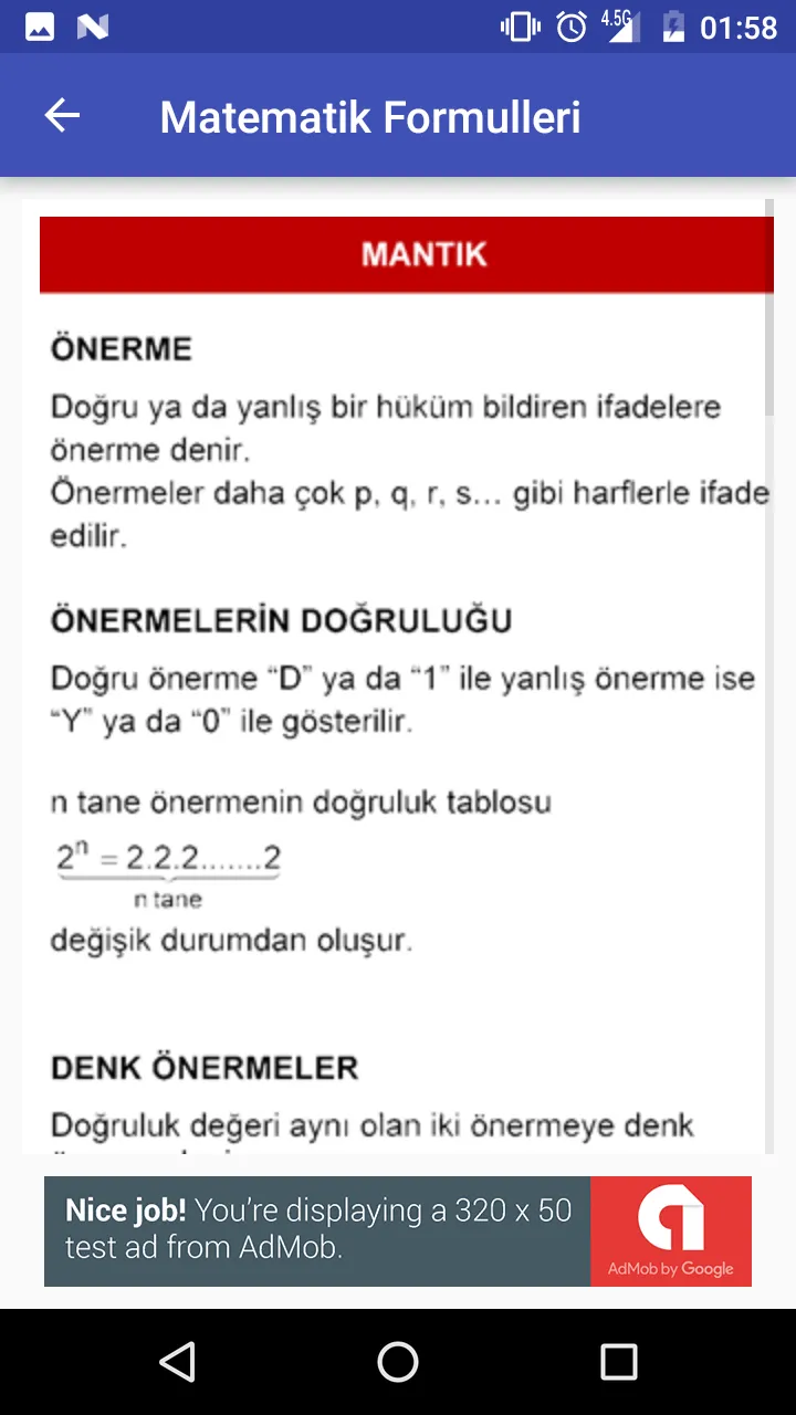 Matematik Ders Notları | Indus Appstore | Screenshot