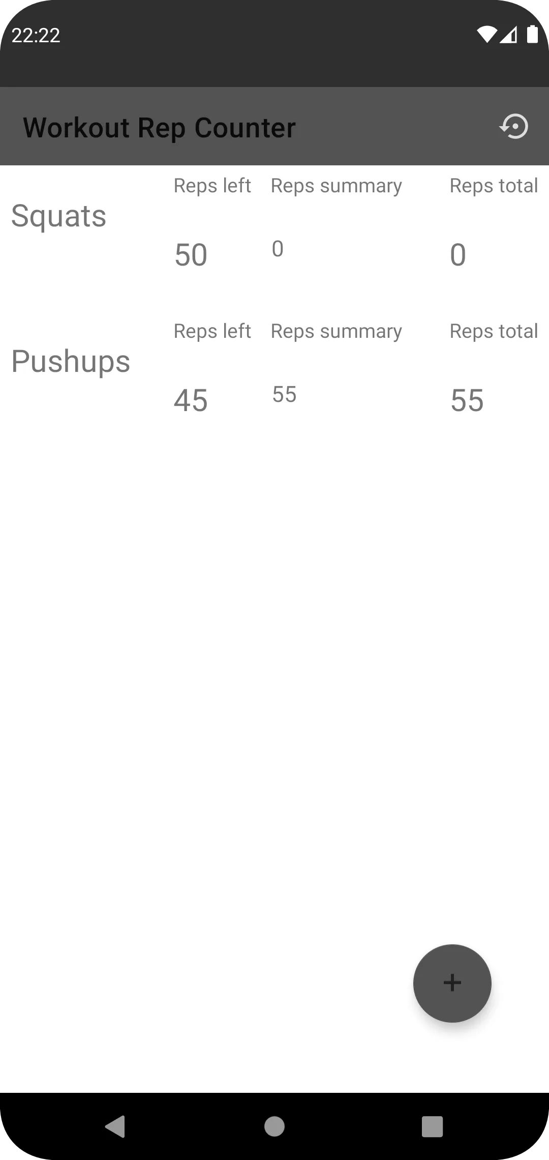 Workout Rep Counter | Indus Appstore | Screenshot