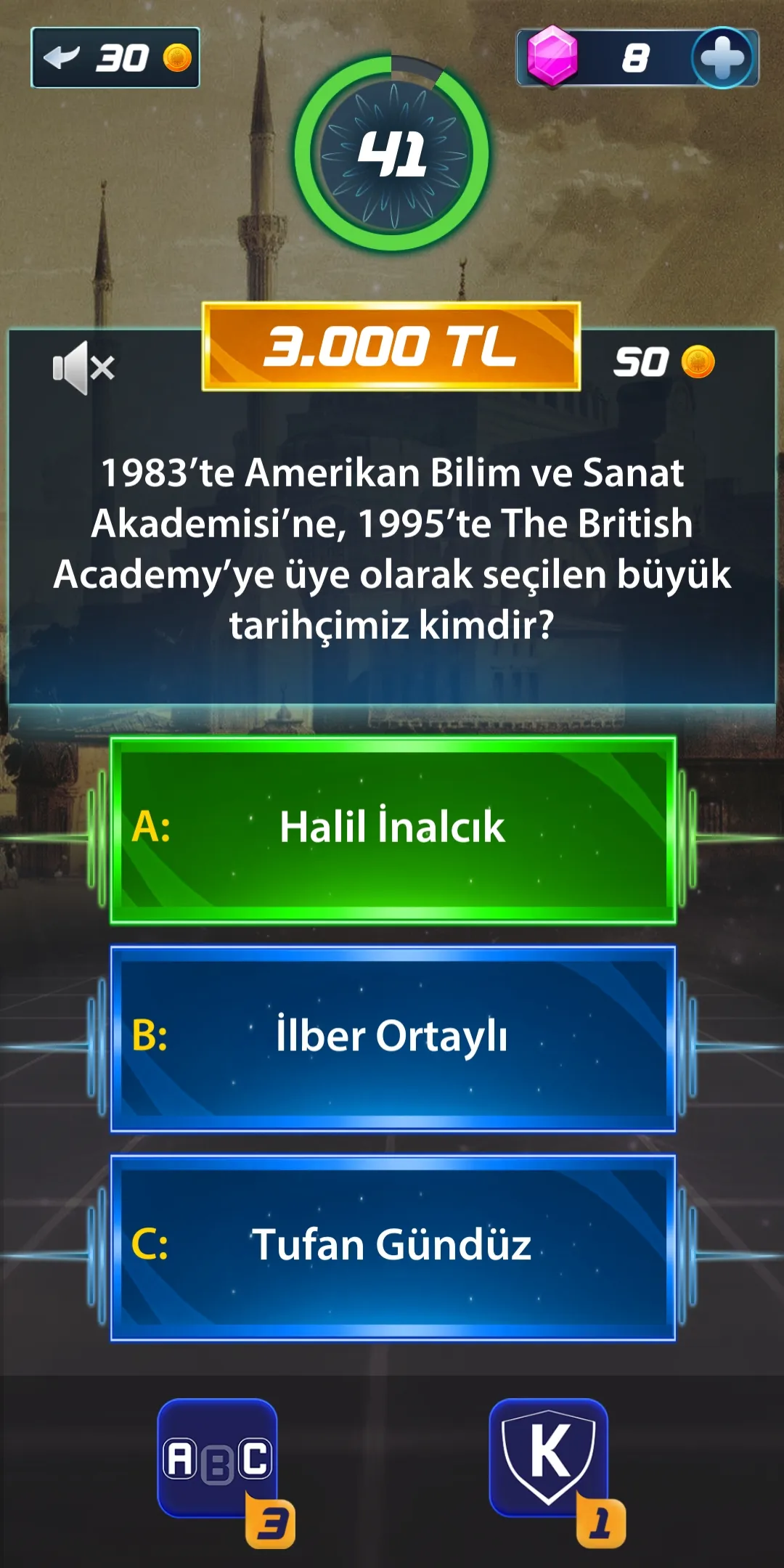 3te3 Tarih Bilgi Yarışması | Indus Appstore | Screenshot