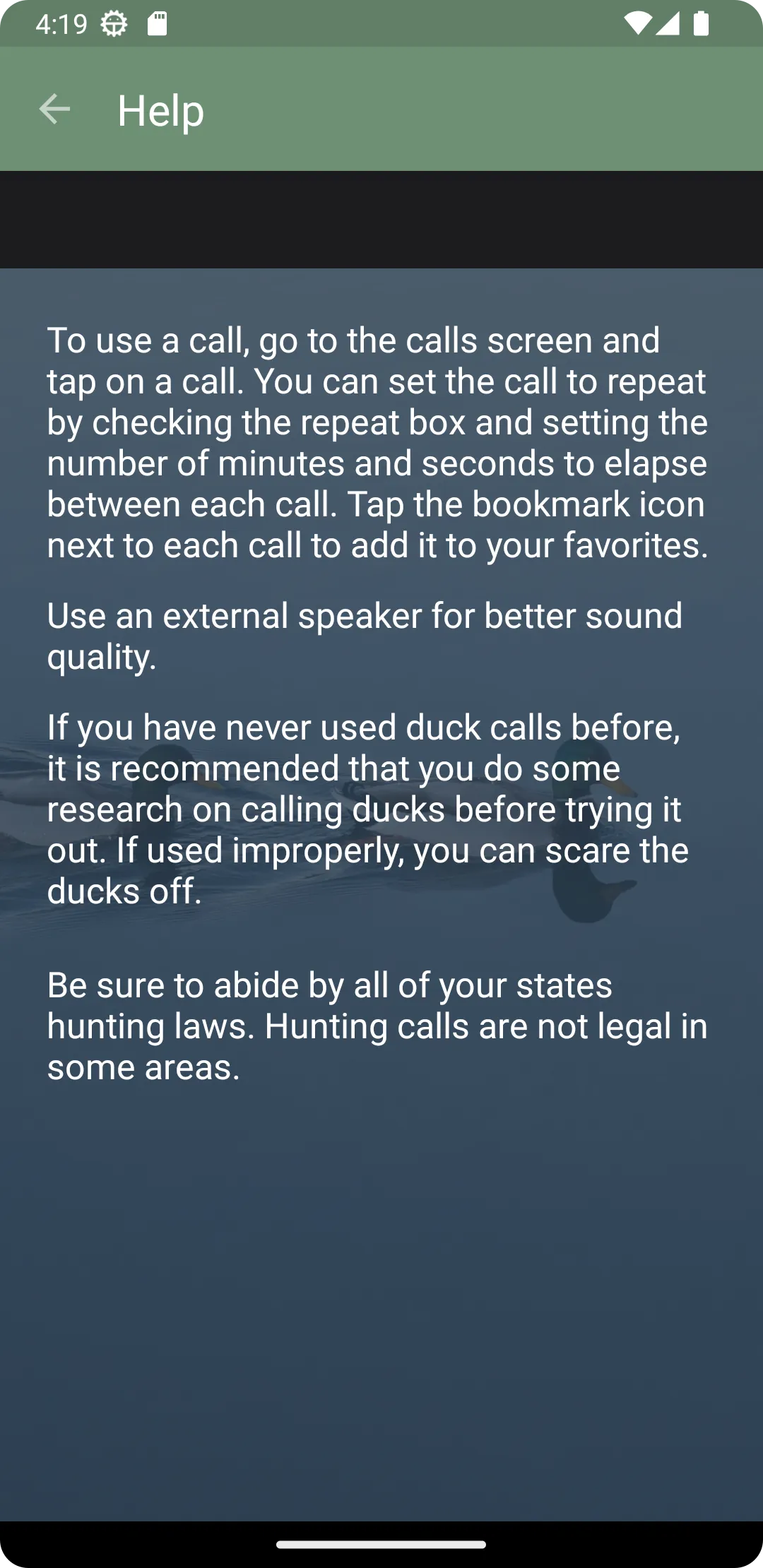 Duck Calls | Indus Appstore | Screenshot