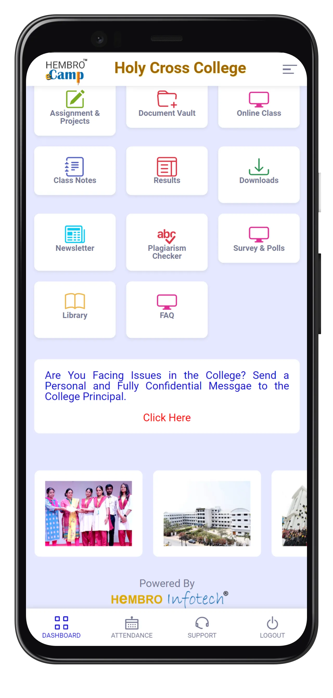 Holy Cross College-HembroEcamp | Indus Appstore | Screenshot