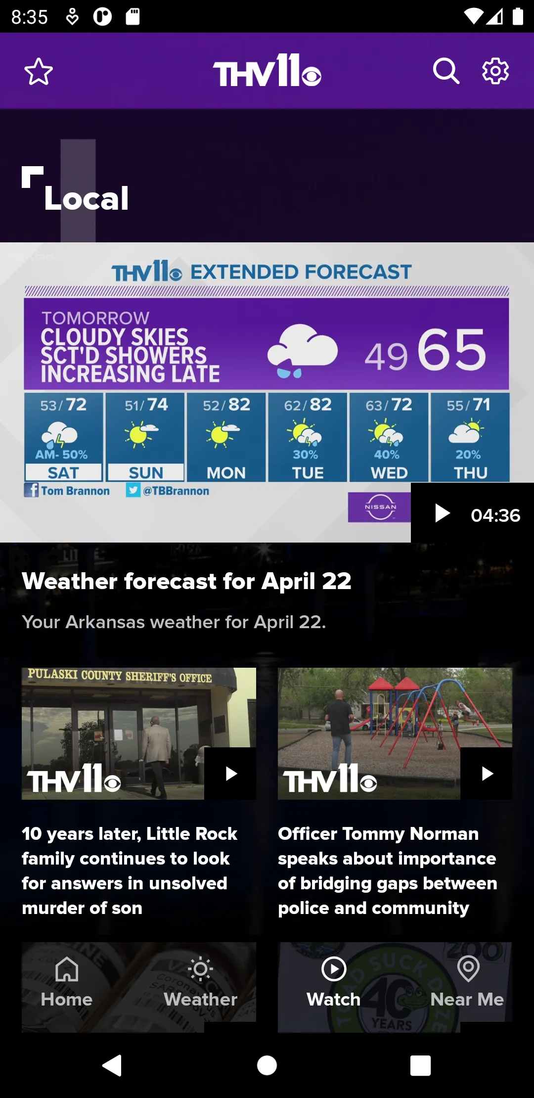 Arkansas News from THV11 | Indus Appstore | Screenshot