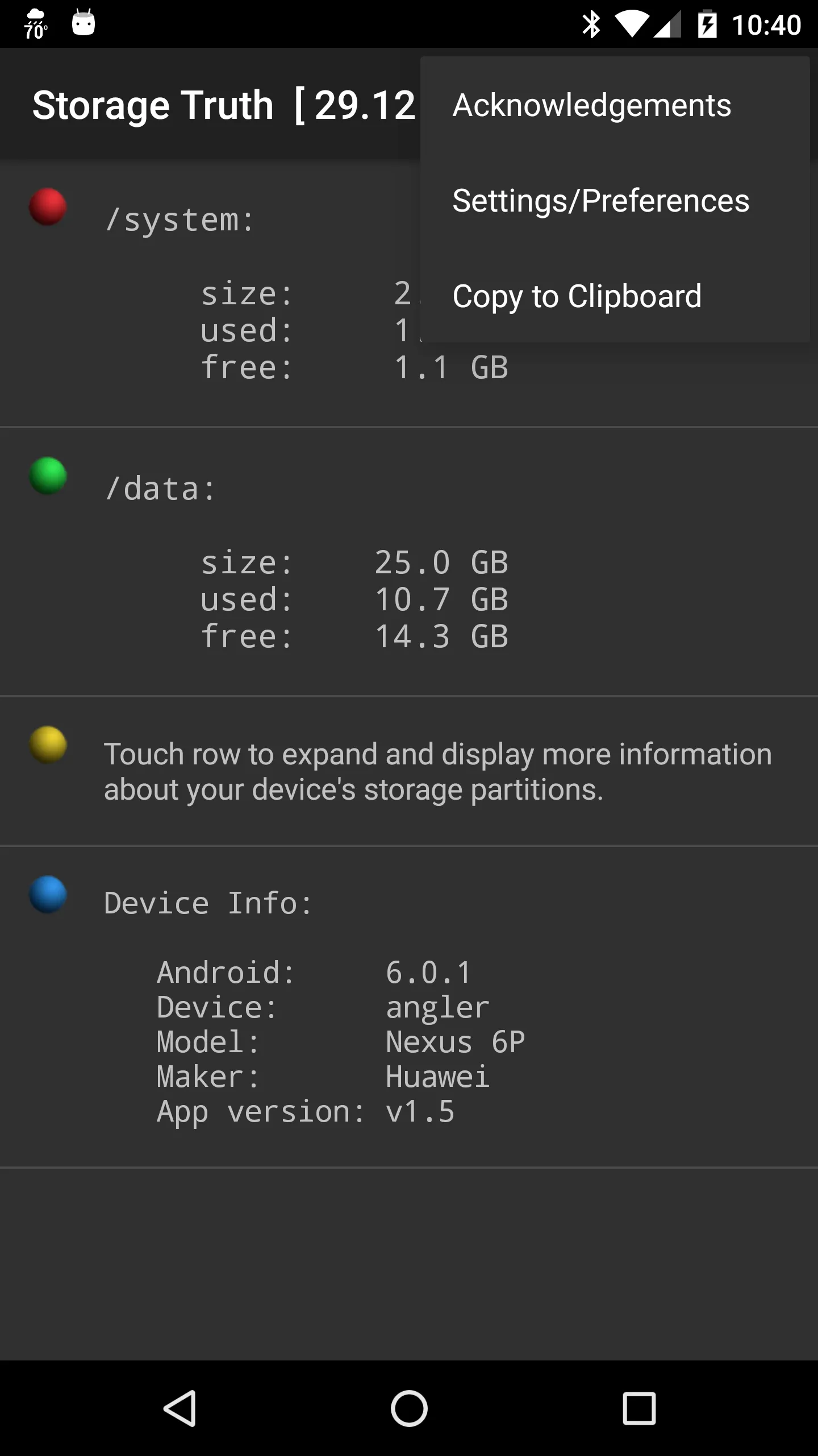 Storage Truth | Indus Appstore | Screenshot