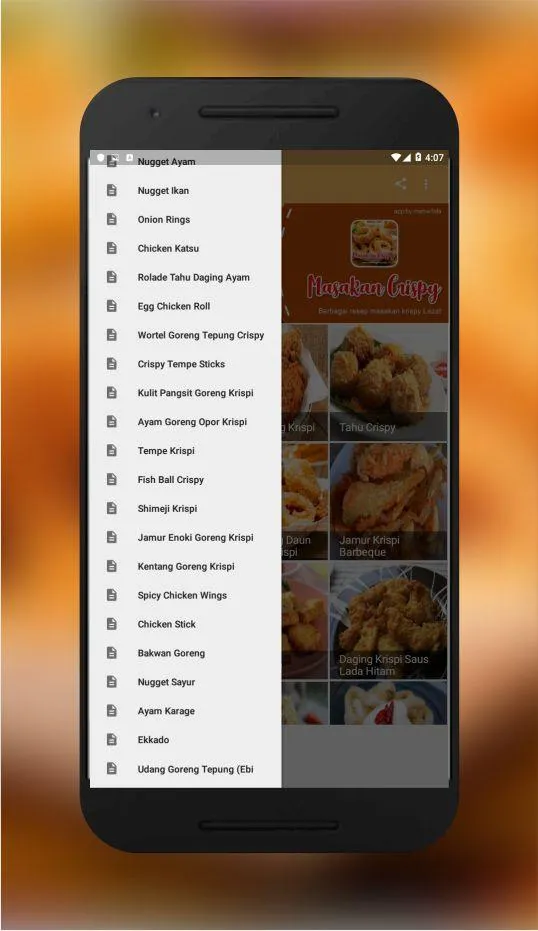 resep masakan crispy offline | Indus Appstore | Screenshot