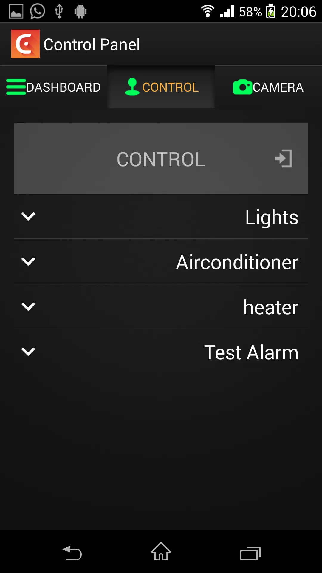 Comfort Automation G2 Phone | Indus Appstore | Screenshot