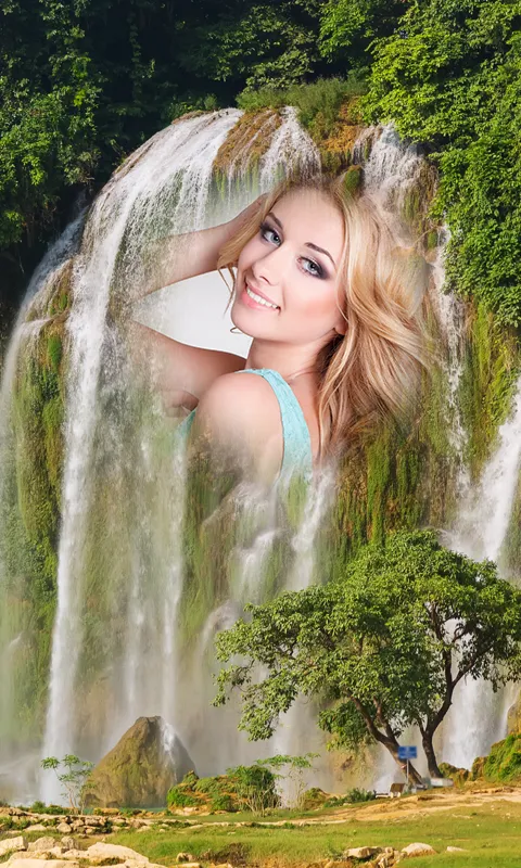 Waterfall Photo Frames | Indus Appstore | Screenshot