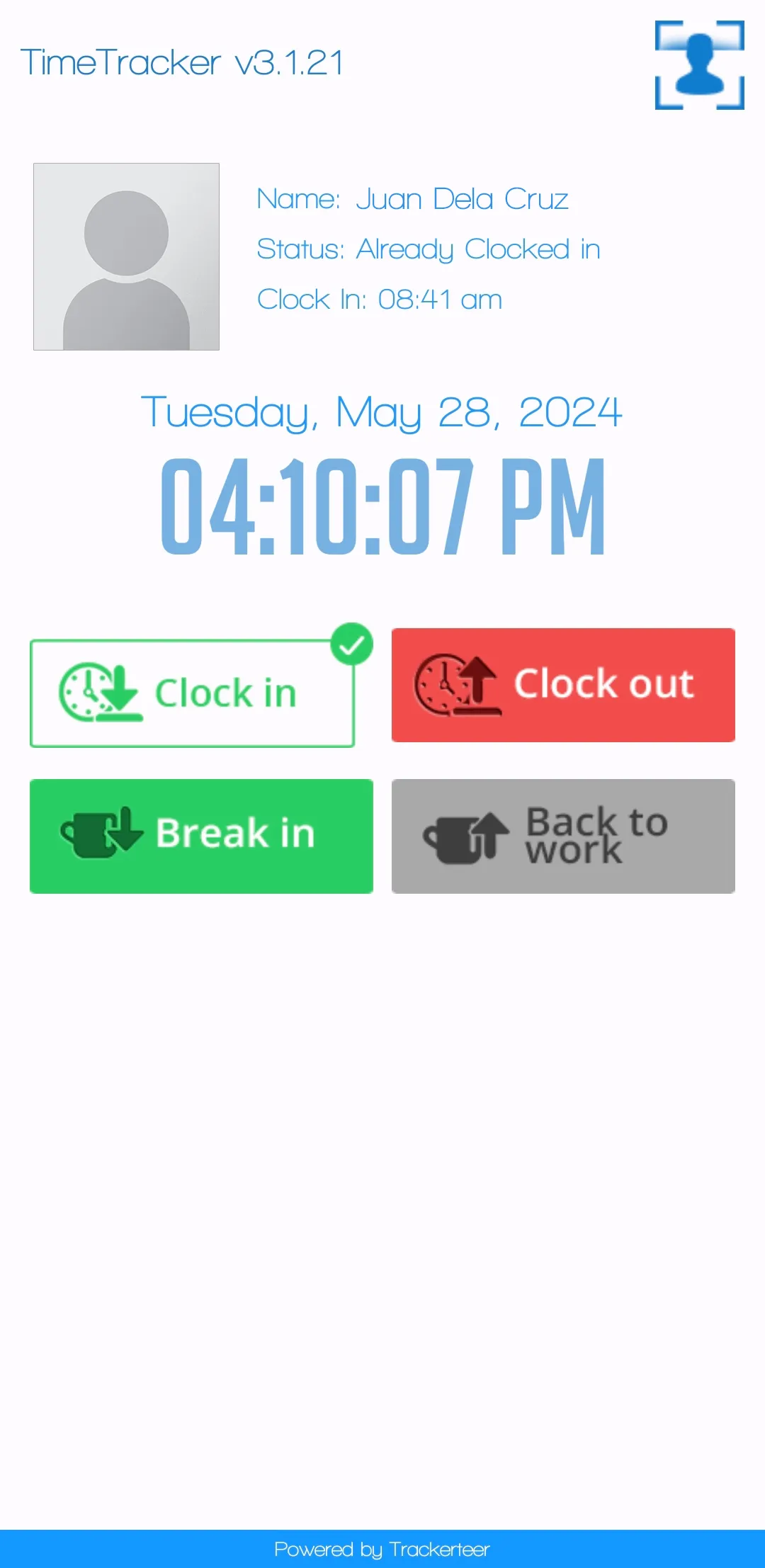 Timetracker | Indus Appstore | Screenshot