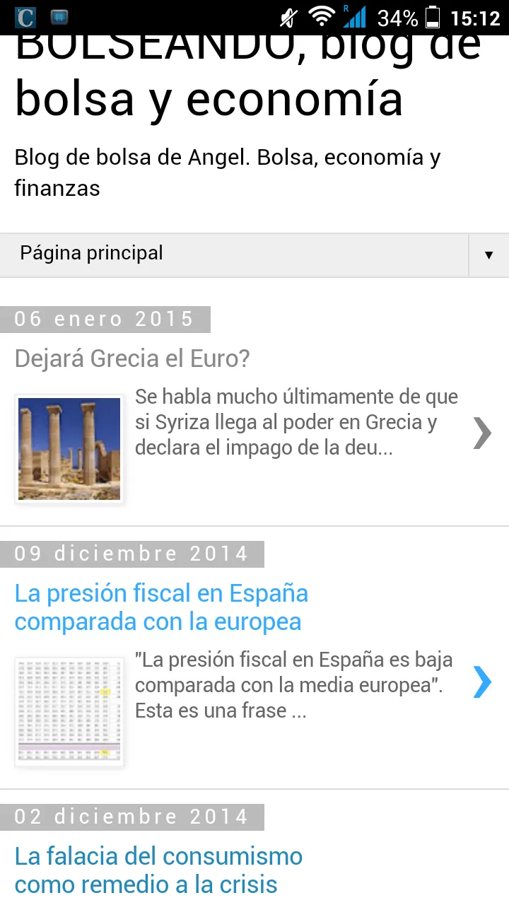 Bolseando, bolsa y economía | Indus Appstore | Screenshot