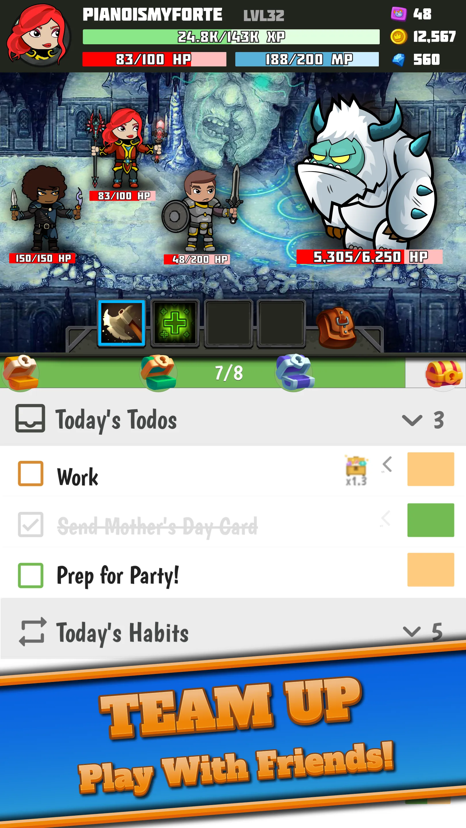 TaskHero: Task & Habit RPG | Indus Appstore | Screenshot