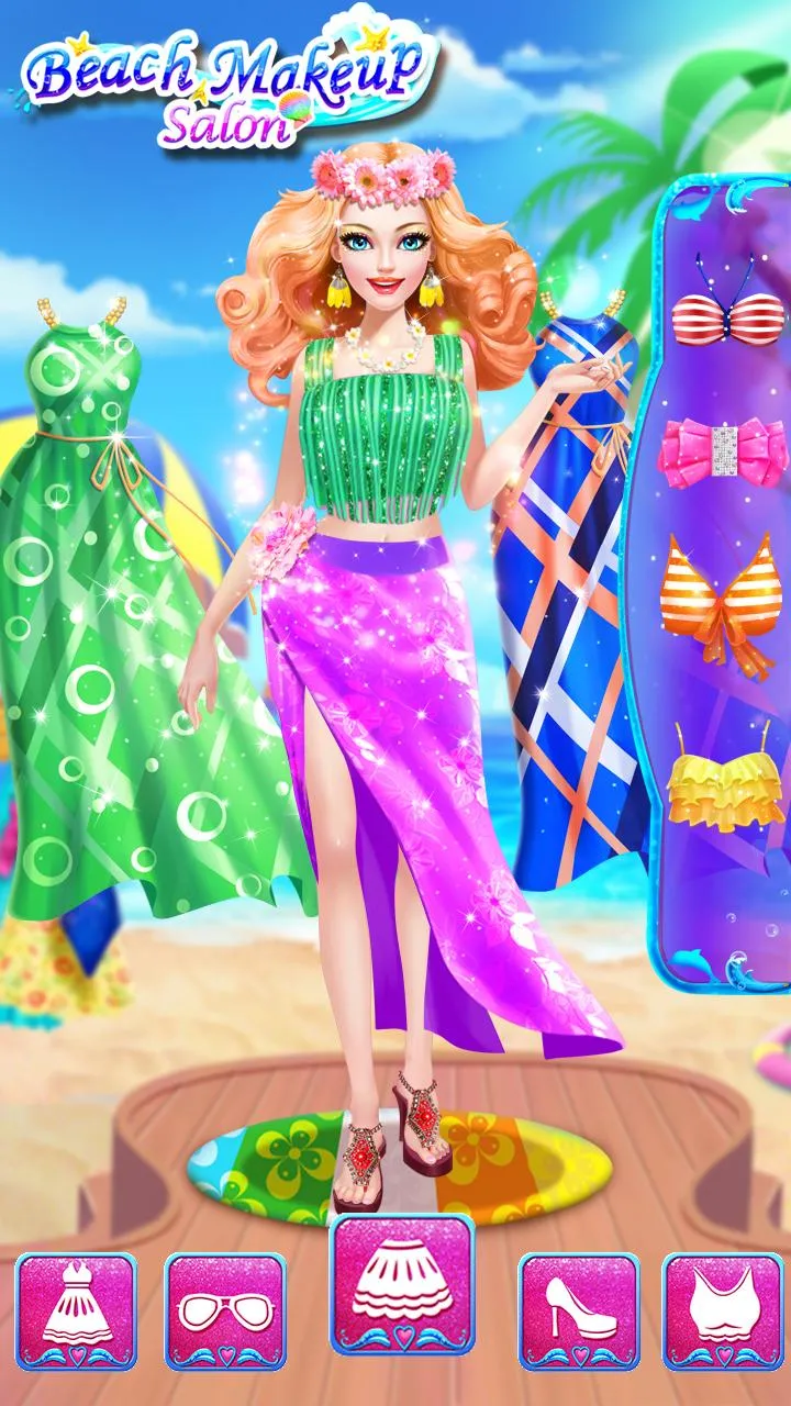 Makeup Salon - Beach Party | Indus Appstore | Screenshot