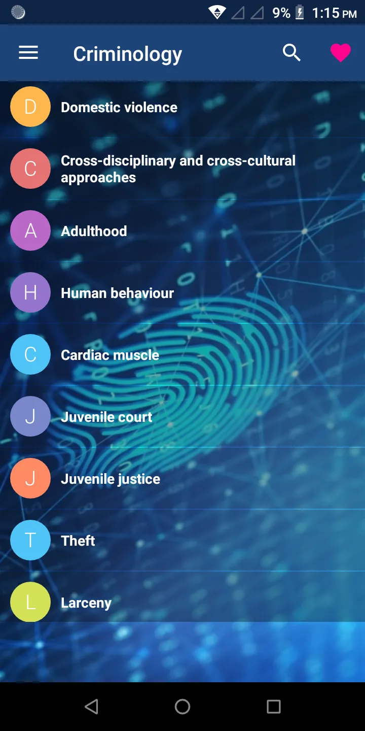 Criminology | Indus Appstore | Screenshot