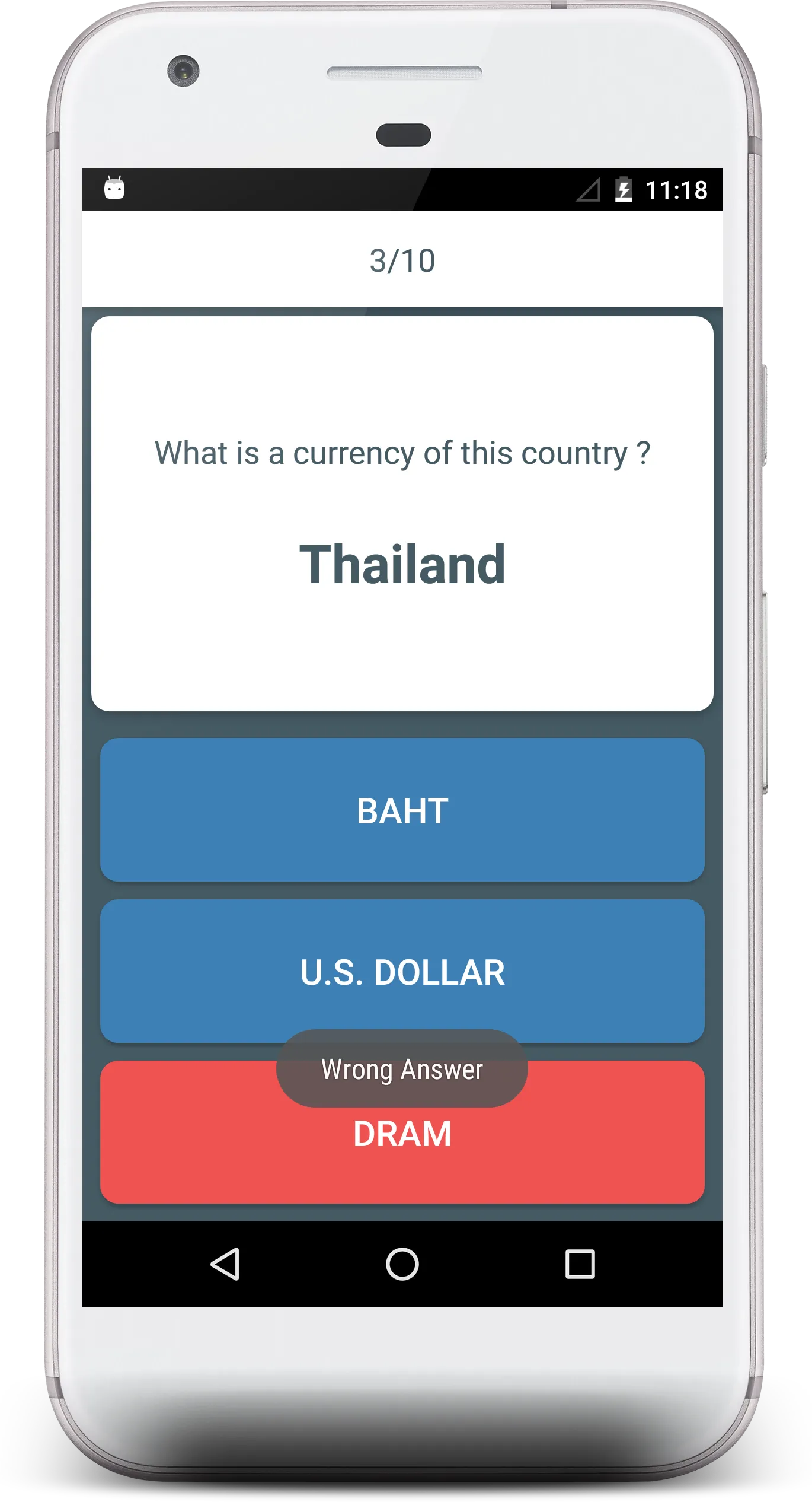 Asian Countries & Capital Quiz | Indus Appstore | Screenshot