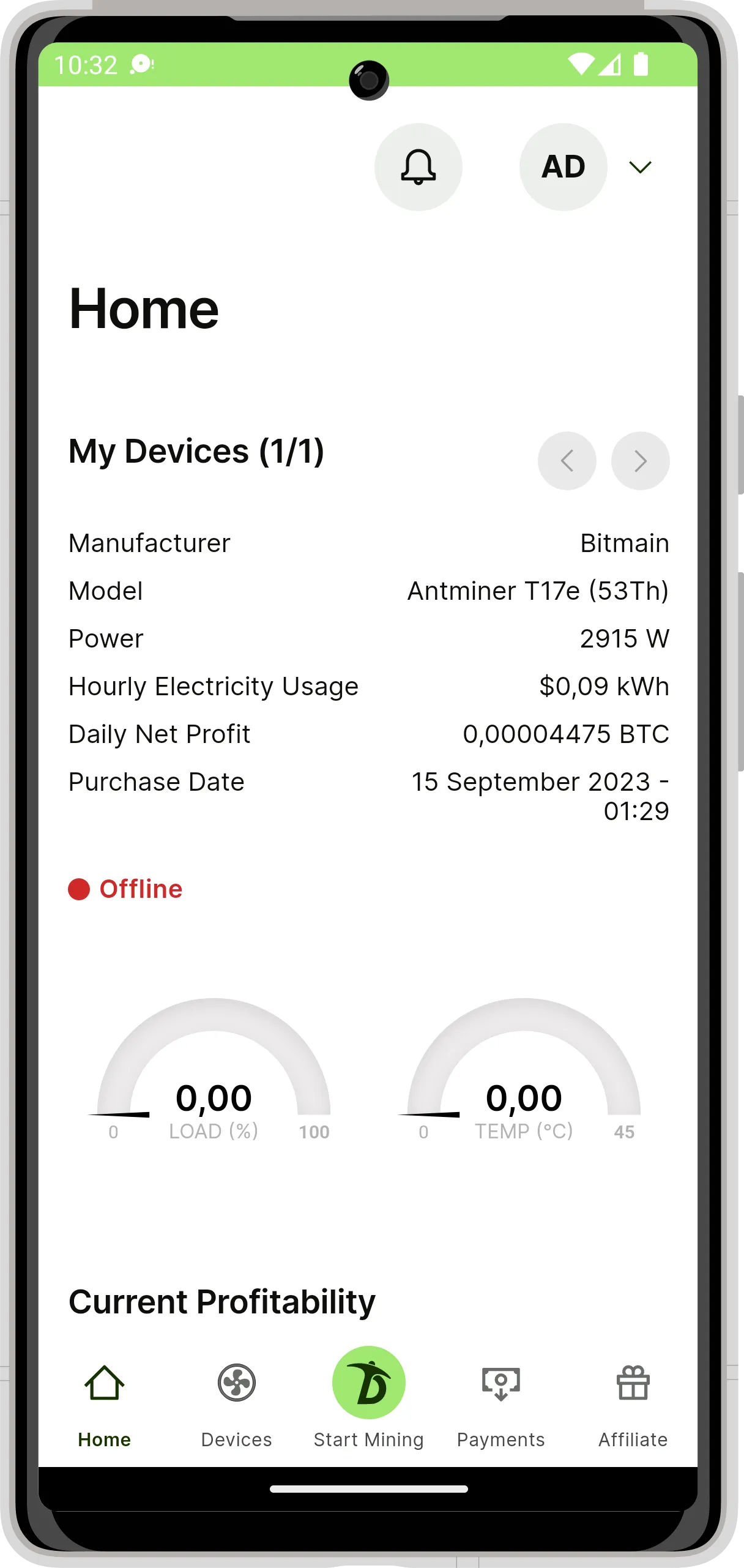 Crypto Mining (ASIC Miner) | Indus Appstore | Screenshot