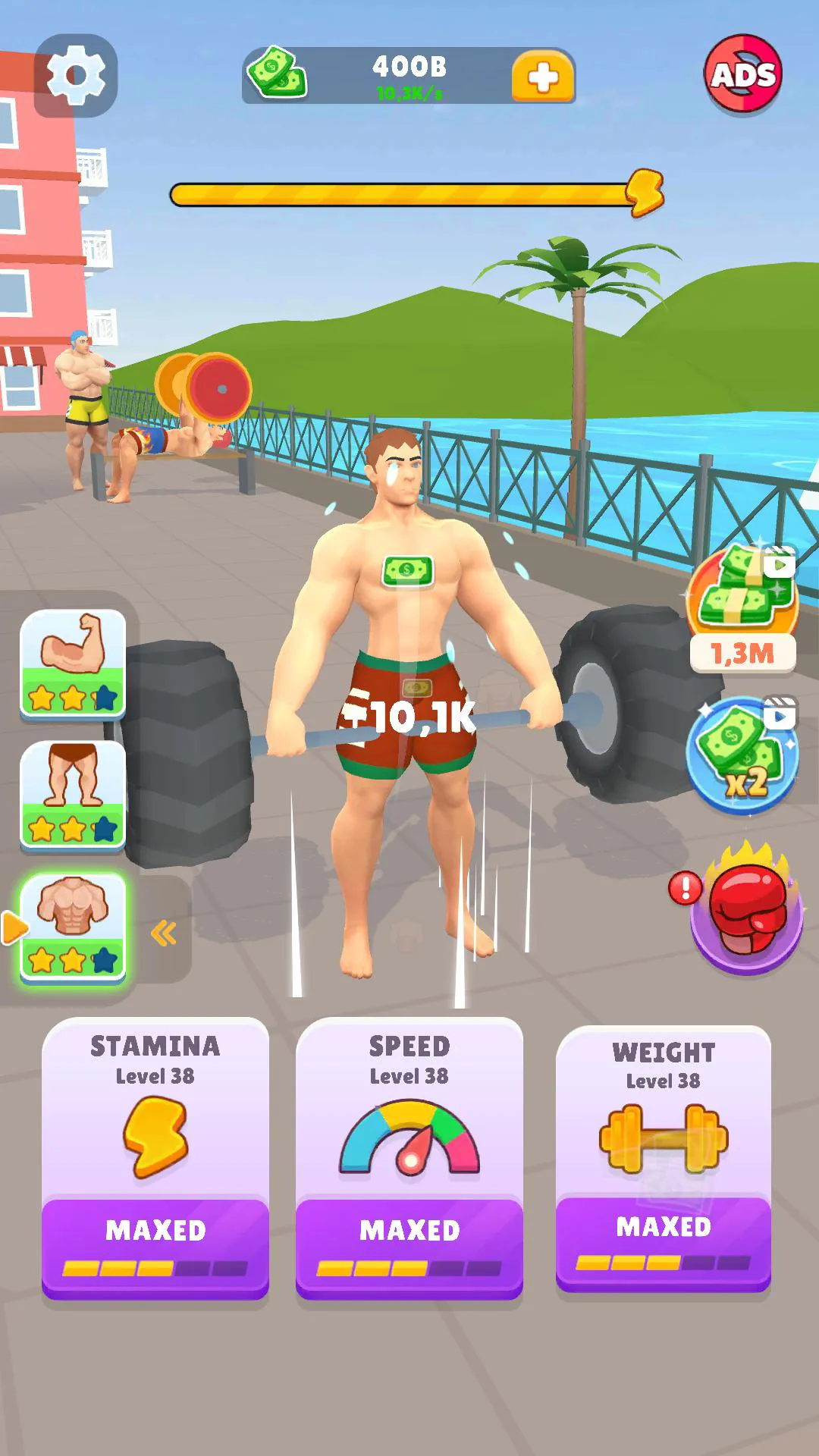 Idle Lifting Hero: Muscle Up | Indus Appstore | Screenshot