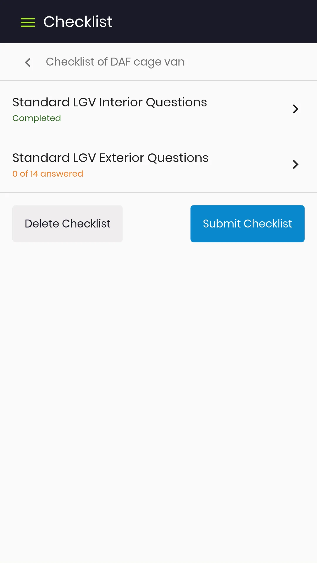 Checklist | Indus Appstore | Screenshot