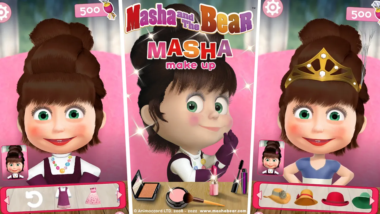 Masha and the Bear: Salon Game | Indus Appstore | Screenshot