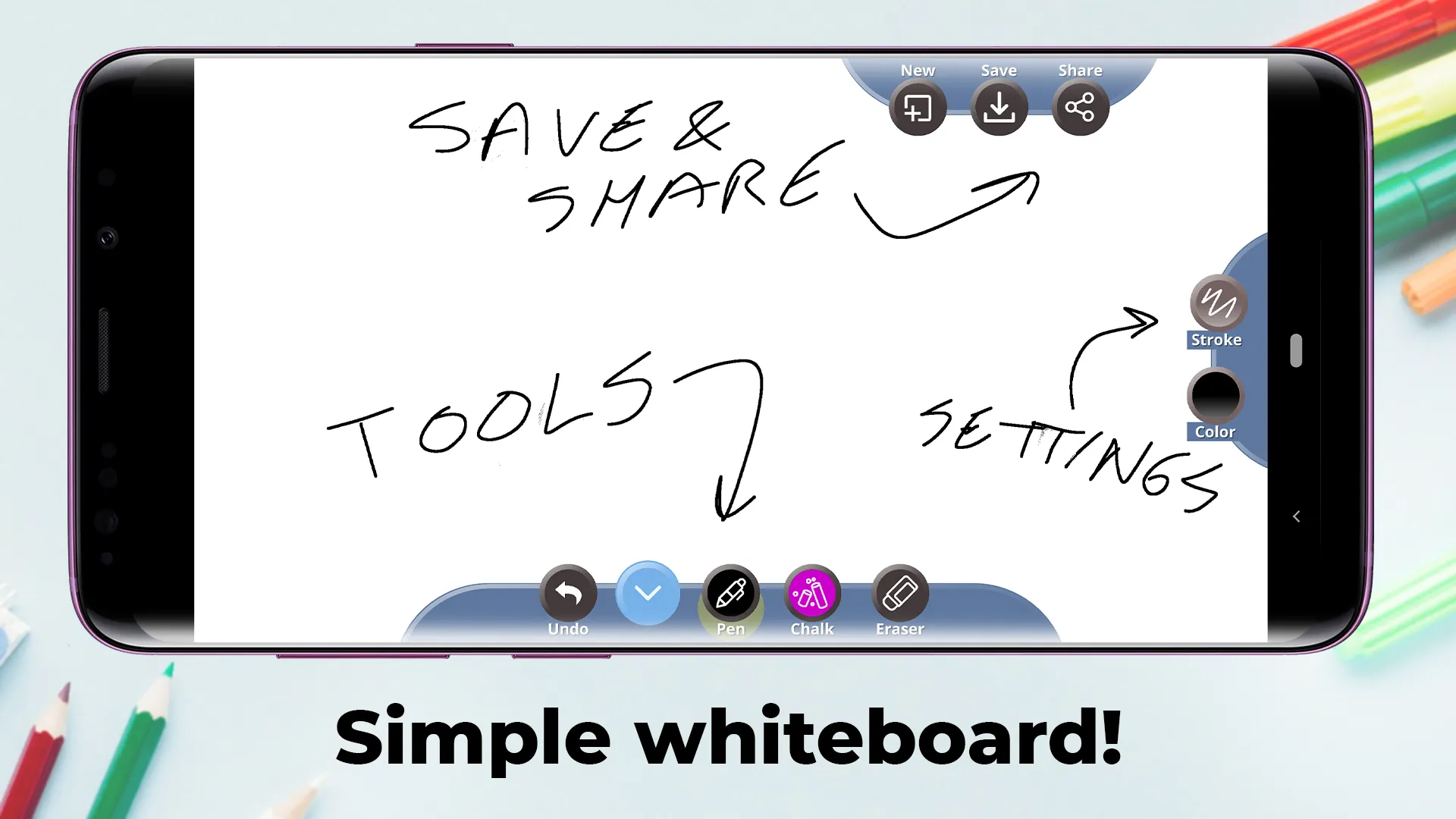 White Board App - Chalkboard | Indus Appstore | Screenshot