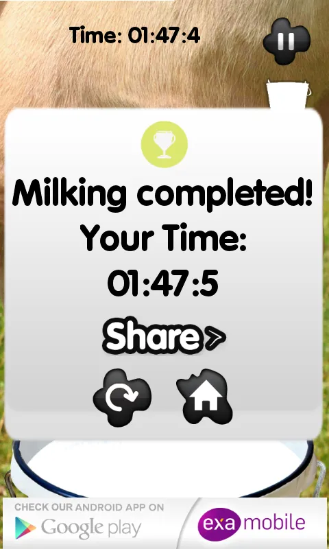 Milk the Mad Cow | Indus Appstore | Screenshot