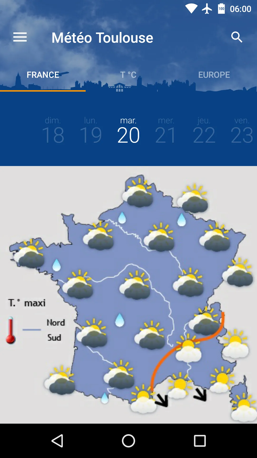 Météo Toulouse | Indus Appstore | Screenshot