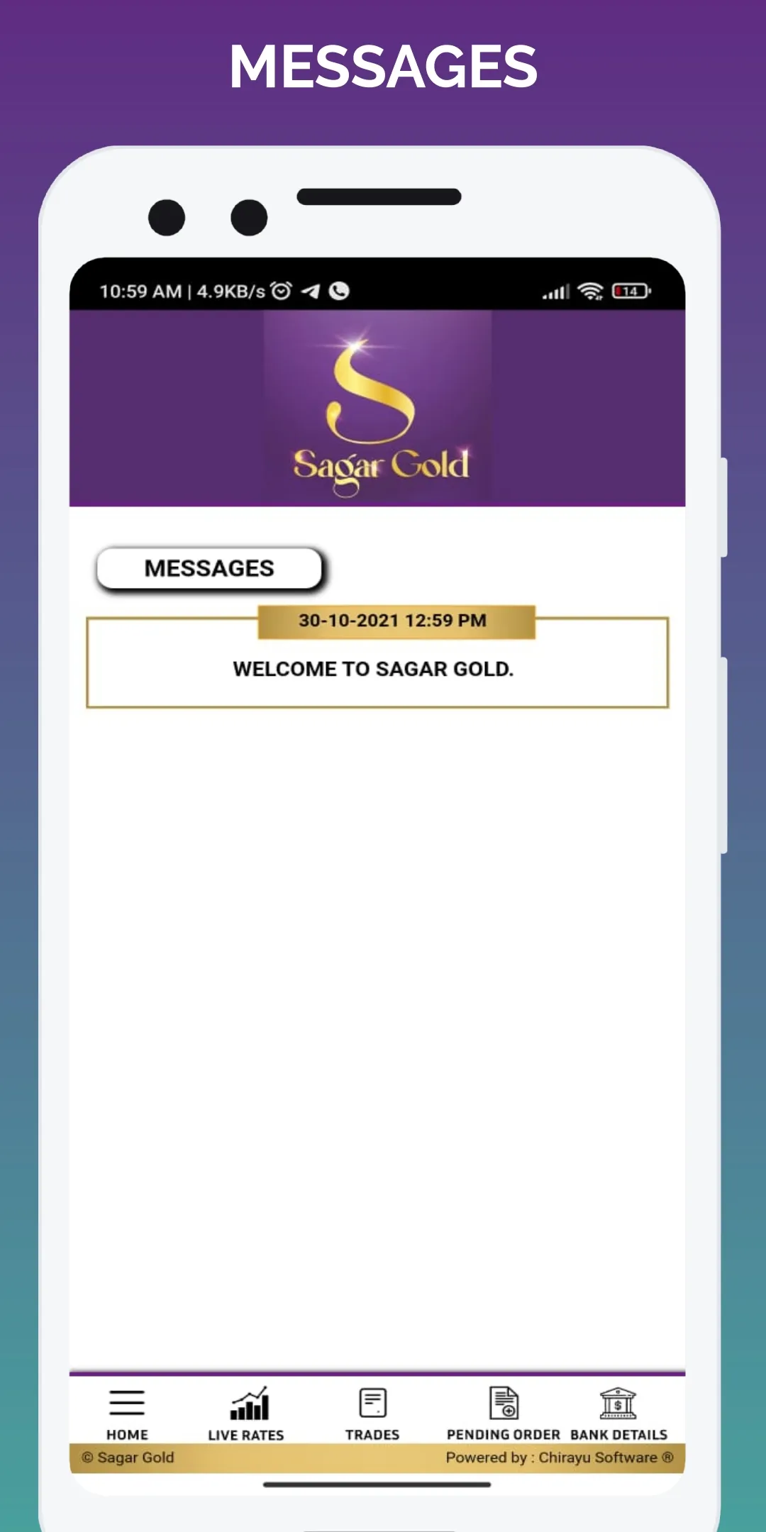 Sagar Gold | Indus Appstore | Screenshot