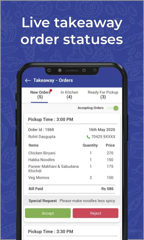 LiveTable for Restaurants | Indus Appstore | Screenshot