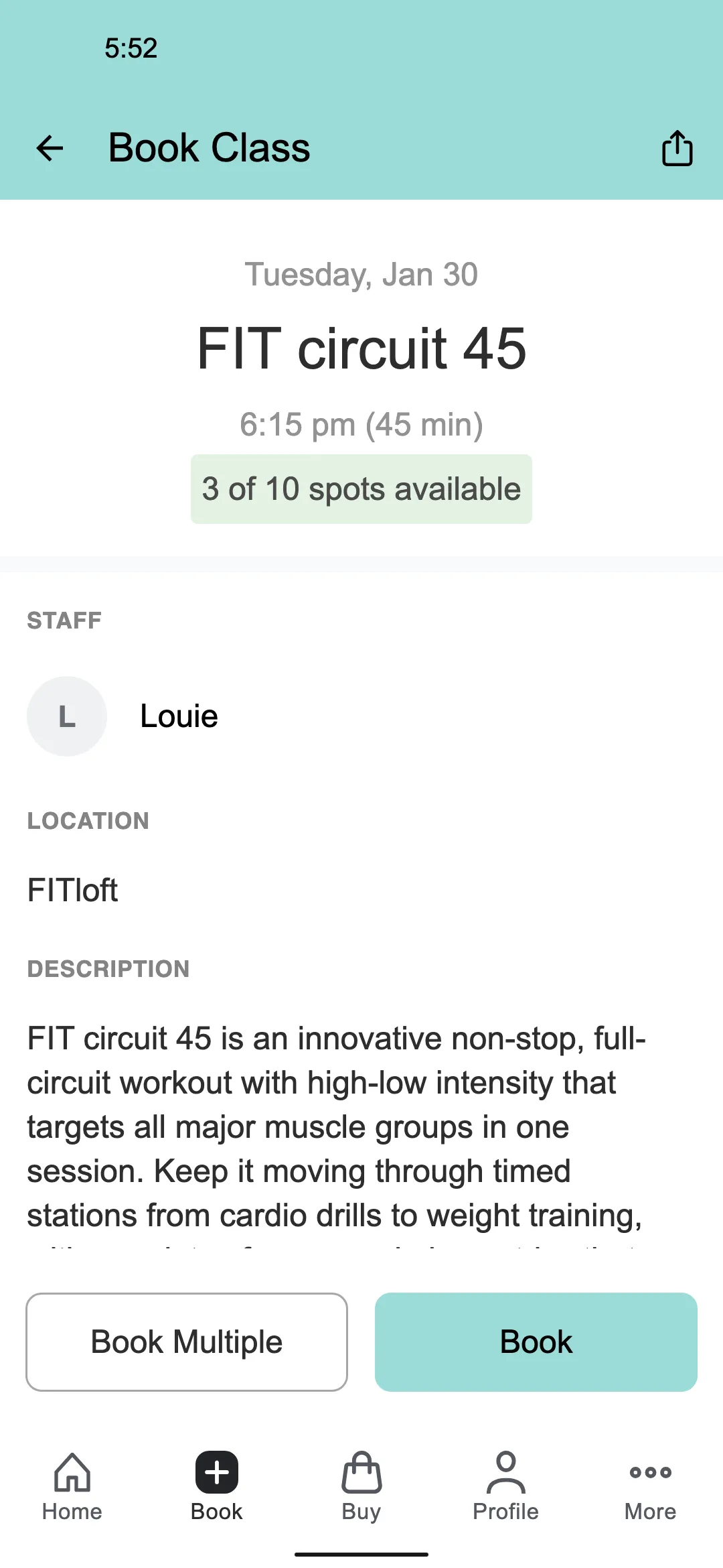 FITloft | Indus Appstore | Screenshot