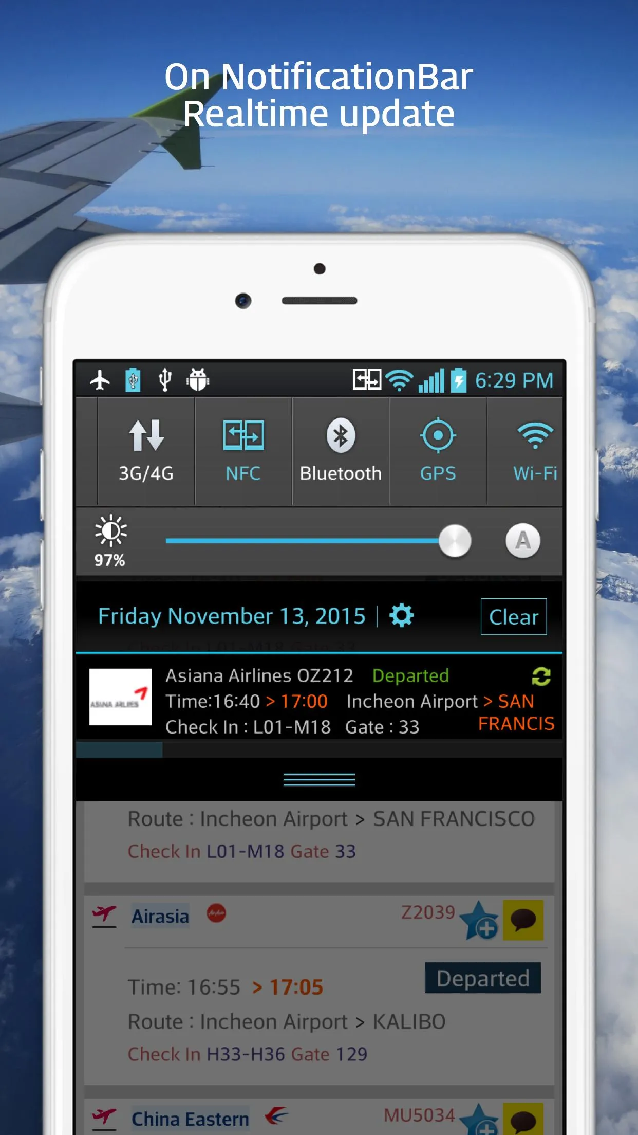 Korea Airport,Flight Schedule | Indus Appstore | Screenshot