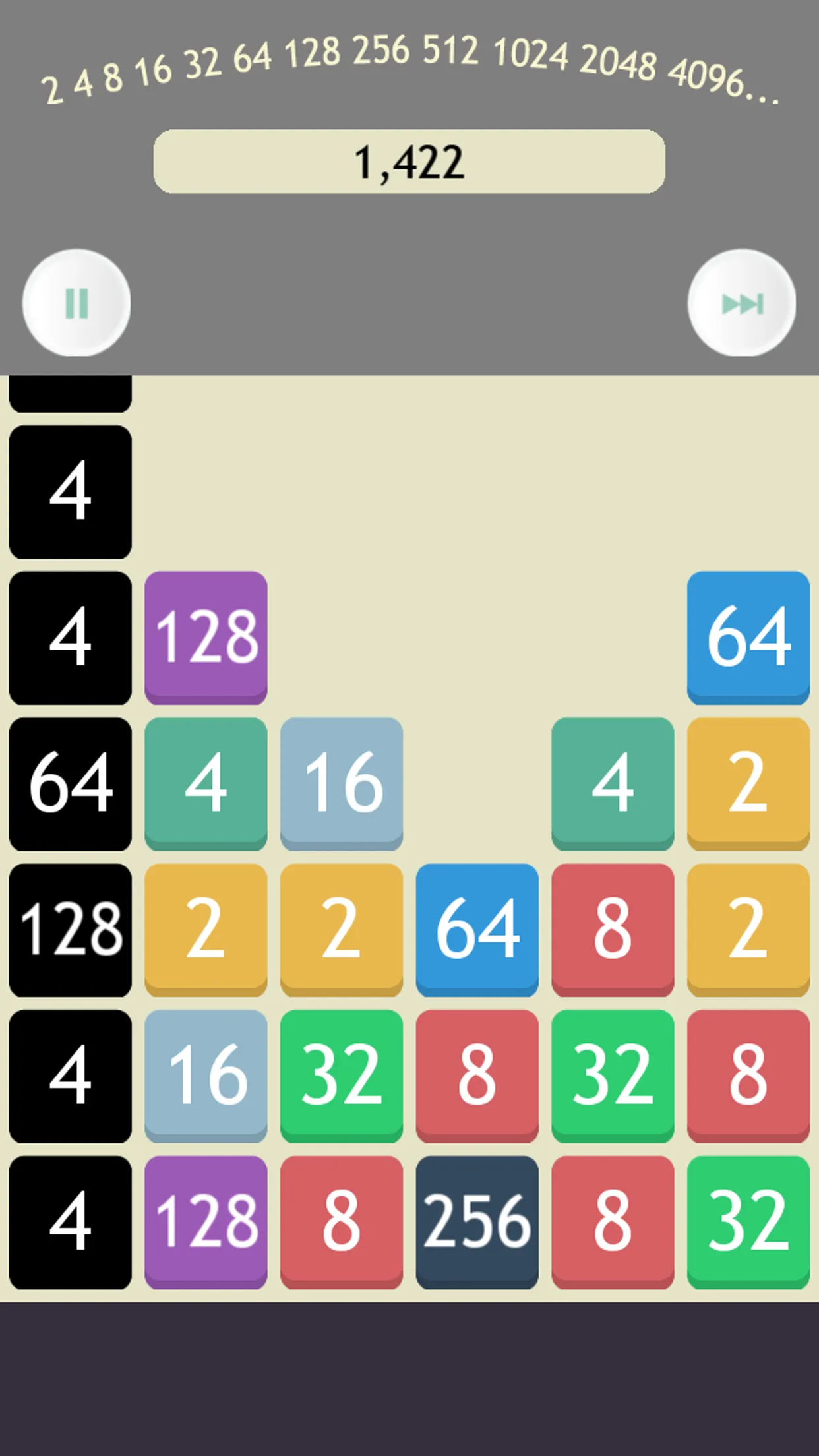 Pow2 -Make 2048 Puzzle | Indus Appstore | Screenshot