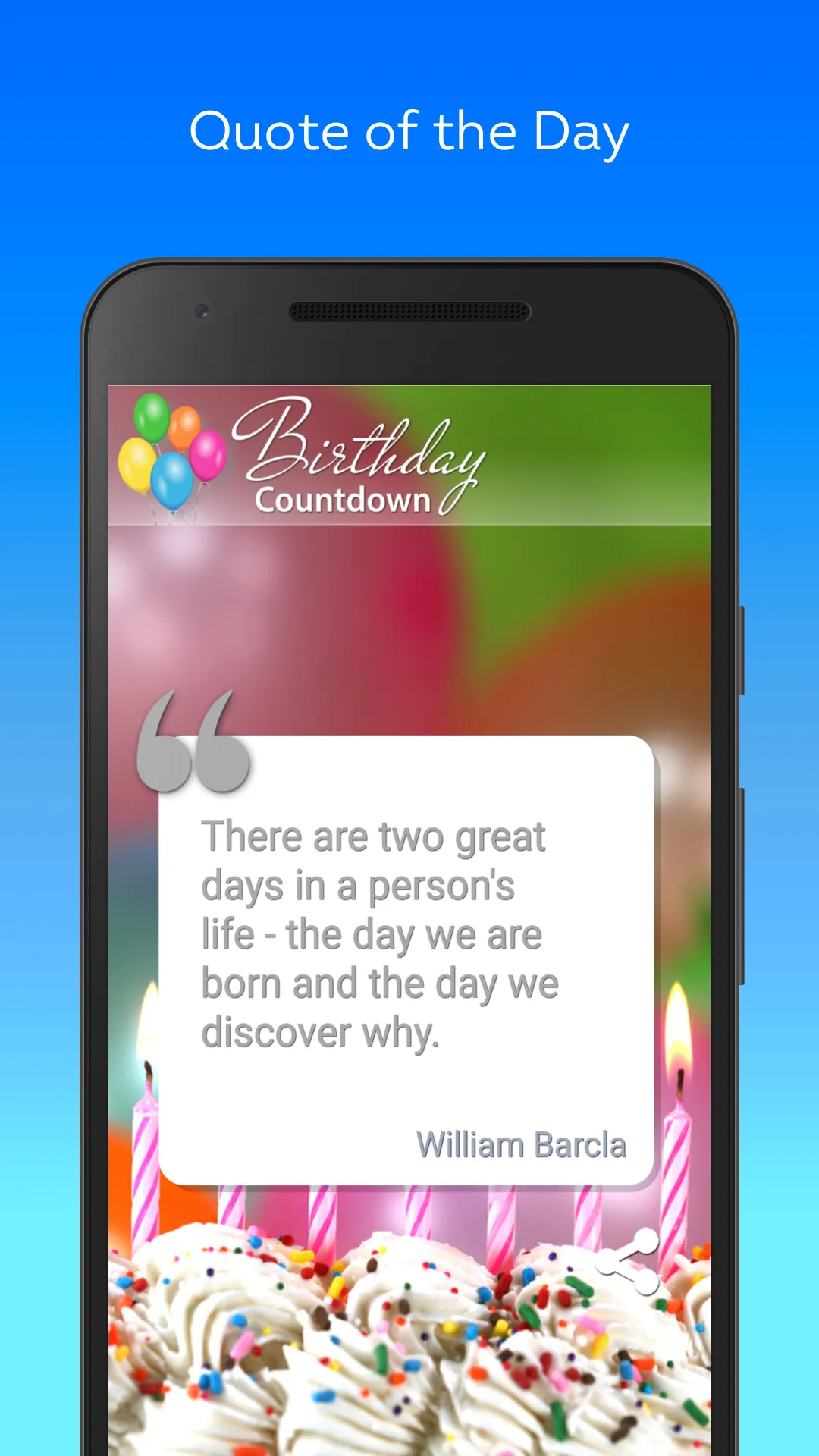 Birthday Countdown | Indus Appstore | Screenshot