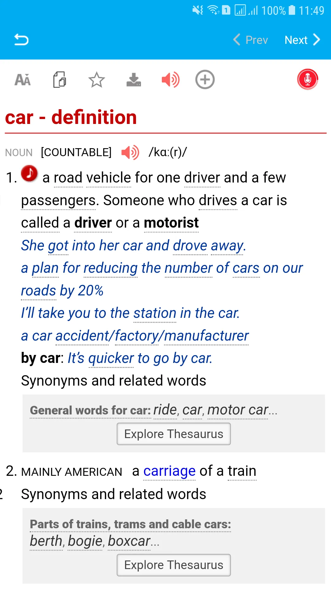 Macmillan English Dictionary | Indus Appstore | Screenshot